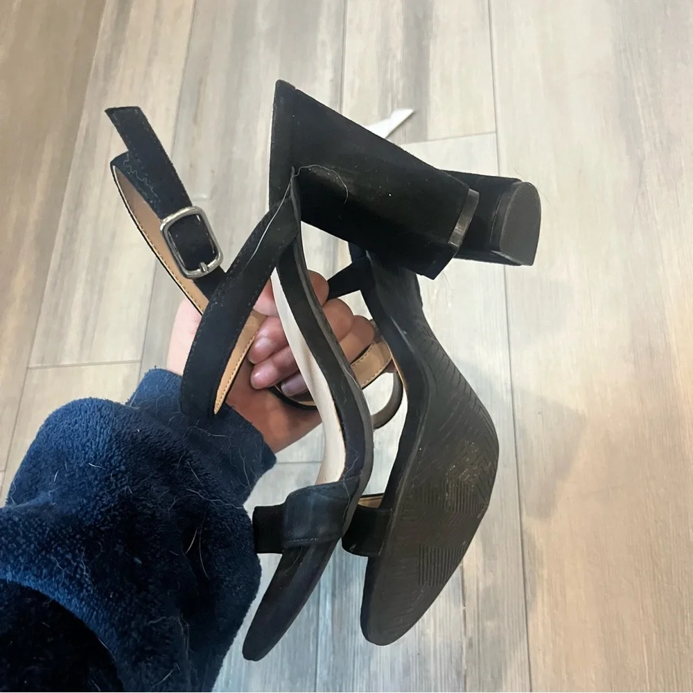 BP Black Strappy Heels - Picture 2 of 6